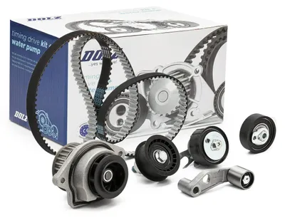 Produktbild von DOLZ KD101 Zahnriemensatz + Wasserpumpe für VW Golf IV Schrägheck (1J1) GOLF VI (5K1) Golf V Schrägheck (1K1) POLO (9N) Polo Schrägheck (6R1, 6C1)