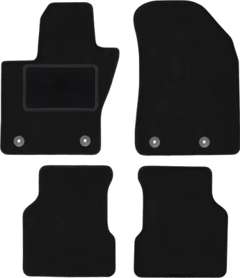 Produktbild von Schwarze Veloursmatten für: Jeep Compass II MP SUV (2017-)