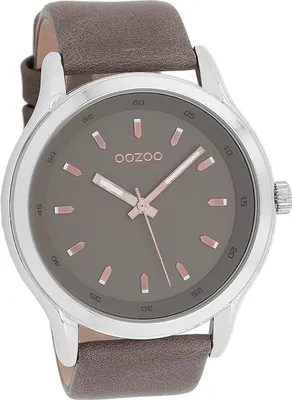 Produktbild von Oozoo Herren Armbanduhr braun Analog Timepieces Lederarmband D2UOC7433A