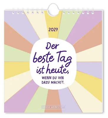 Produktbild von Postkartenkalender 2027 Der beste Tag