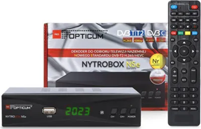 Obrázok produktu pre OPTICUM NYTROBOX NSe T2/C H.265 HEVC