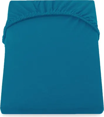 Produktbild von Spannbettlaken 100% Baumwolle Schlafzimmer Bettlacken Betttuch 120-140x200 Saphirblau