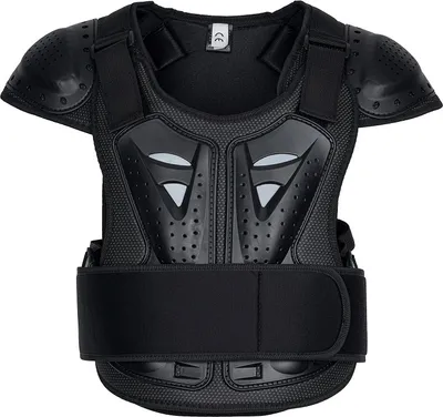 Produktbild von Protektorenweste Kinder Motocross Fahrrad Protektorenjacke Brustpanzer Größe XS