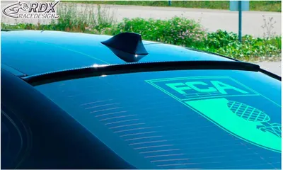 Produktbild von RDX Racedesign Dachspoilerlippe kompatibel mit BMW 5er F10 Limousine 2010-2016 ABS Schwarz