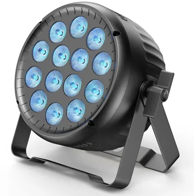 Produktbild von LED PAR Bühnenstrahler - DMX512 230W RGBW 14 LEDs - Soundsteuerung 4/8 Kanal - Profi Party & DJ Bühnenlicht - 90-240V EU Stecker