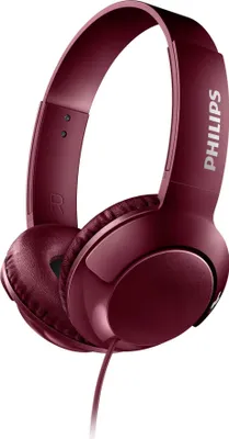 Produktbild von Philips On-Ear-Kopfhörer SHL3070RD/00, Kabelgebunden, 9 - 23000 Hz, Musik, 132 g, Kopfhörer, Rot