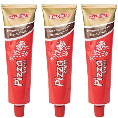 Produktbild von Kalocsai Pizzacreme 3er Pack (3x160g) Tube – Original Ungarische Pizzawürze