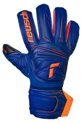 Imagen del producto de Reusch - Guantes de portero "Attrakt Infinity" unisex para hombre/mujer, modelo SX1773 (talla 7,5), color azul