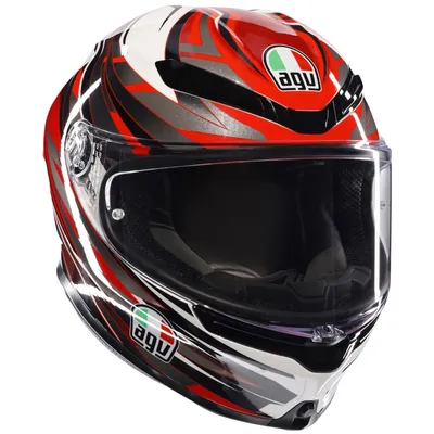 Produktbild von AGV K6 S Reeval Helm, weiß/rot/grau, XL (61/62)