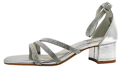 Productafbeelding van s.Oliver Damenschuhe Sandalen Hoch Silber Freizeit