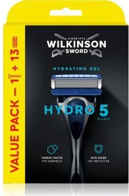 Produktbild von WILKINSON Hydro 5 Hautschutz Rasierer (Standard) + 13 Ersatzklingen