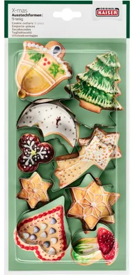 Produktbild von Original Kaiser 2300612867 Keksausstecher, Plätzchenausstecher, Cookie Cutter, zum Ausstechen von Plätzchen, Keksen, Fondant, Blechstahl, Silber