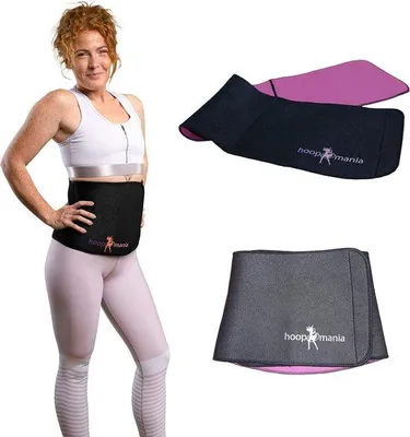 Obrázok produktu pre Hula Hoop na cvičenie brucha – čierna/ružová