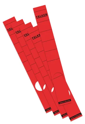 Produktbild von Rückenschild selbstklebend, lang, schmal, 36 x 290mm, 10er Poly rot