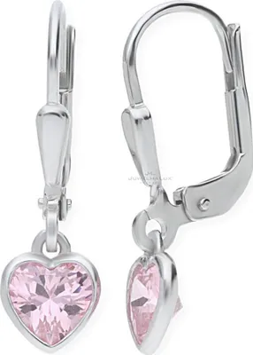Produktbild von JuwelmaLux Herz Ohrhänger in 925 Silber mit Zirkonia JL10-06-0621