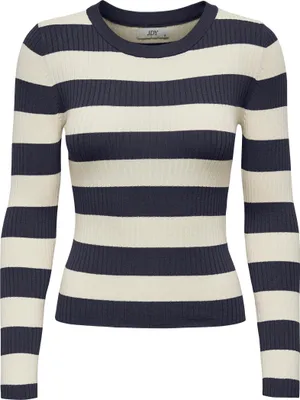 Image de JDY Pull à manches longues en tricot rayé Haut Knit Sweater JDYPLUM Taille : M