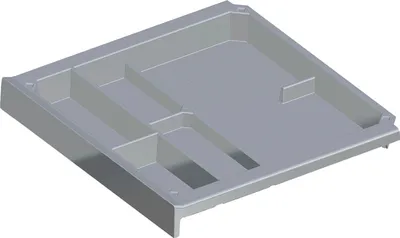 Immagine prodotto di HETTICH SmarTray vassoio per materiali 40 mm plastica alluminio look