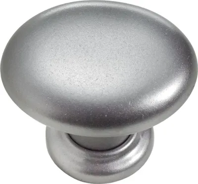 Produktbild von Hettich Möbelknopf Kunststoff grau Ø 33,0 mm - 1 Stück