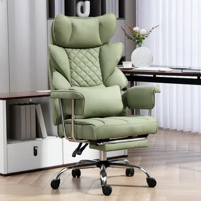 Produktbild von Ergonomischer Bürostuhl - Arbeitshocker - Gaming-Stuhl - Bürostuhl mit Lendenwirbelstütze - Verstellbare Armlehnen