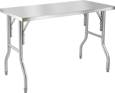 Zdjęcie produktu dla Stół roboczy blat gastronomiczny ze stali nierdzewnej 122x61 cm