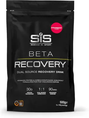 Produktbild von SIS Beta Recovery (500g) Strawberry - Intra- & Post-Workout - Post-Workout