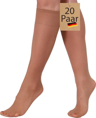 Produktbild von Bananalu Feinkniestrümpfe 20 DEN, Farbe: Caramel - 20 Paar, Größe: Einheitsgröße