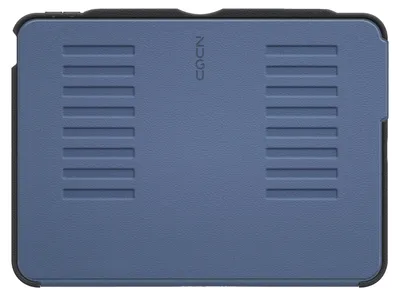 Productafbeelding van Zugu case Hoesje iPad Air 11" (M2-M4) & Air 10.9" (4th/5th gen) – Verstelbare Magnetische Standaard – Veilige Magnetische Montage – Draadloze Apple Pencil Oplaadcompatibiliteit - Blauw