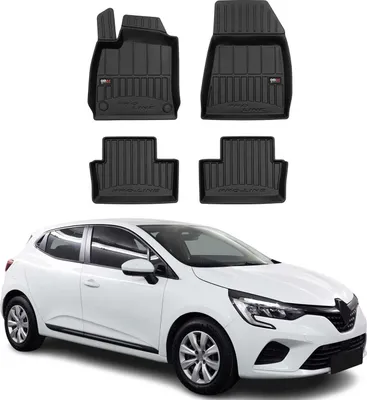Image de 2019-2025 Renault Clio Tapis de sol TPE noir 4 pcs