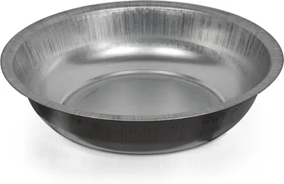 Productafbeelding van Gegalvaniseerde schaal - Decoratieschaal Tuin - Mini vijver aanleggen - Veelzijdige decoratie - Diameter 51.5 cm - Geborsteld metaal