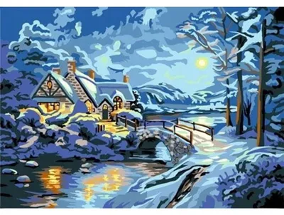 Immagine prodotto di NORIMPEX, piccolo forno a diamante, "Notte invernale", 30x40 cm