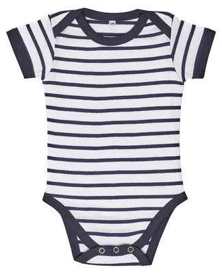 Produktbild von SOLS - "Miles" Bodysuit für Baby LT1839 (68) (Weiß/Marineblau)