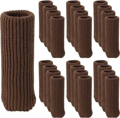 Produktbild von Famanu Stuhlbeinschoner 24er Set - elastische Möbelhüllen für Holzböden