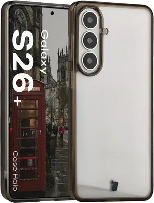 Produktbild von Handyhülle für Galaxy S26 Plus, Bizon Case Halo, Getönt-Schwarz