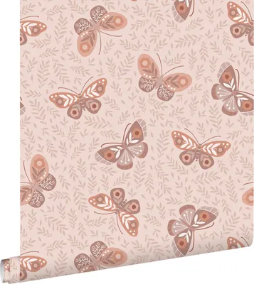 Zdjęcie produktu dla ESTAhome Tapeta motyle starego różu 50 x 900 cm