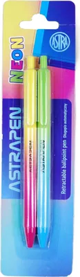Zdjęcie produktu dla Długopis automatyczny Neon 2szt blister Astrapen