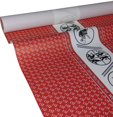 Produktbild von 50m x 1,15m JUNOPAX® Papiertischdecke Feuerwehr