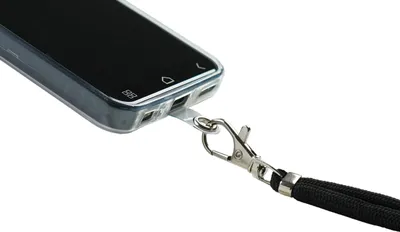 Produktbild von caseroxx TPU-Hülle kompatibel mit Emporia SMART.6lite / E6.lite, SMART.ME7 / 7lite / 7mini, mit Band zum Umhängen in weiß-transparent aus TPU