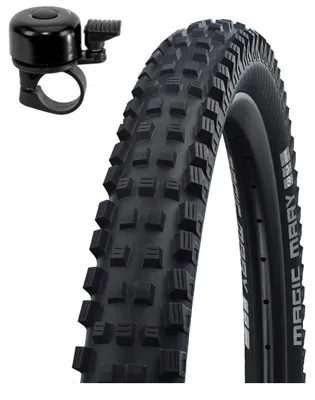 Obrázek produktu pro 1 x Pláště pneumatika Schwalbe Magic Mary Performance Addix, 29 x 2,40 (62-622), černá, včetně zvonku na kolo