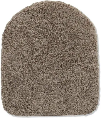 Produktbild von Famanu Toilettendeckel mit weichem Überzug - Badezimmerkomfort - 50 x 45 cm - Dunkelgrau