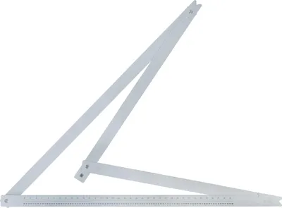 Produktbild von Bauwinkel 1220 x 1220 x 1720 mm klappbar Messwinkel Klappwinkel Winkeldreieck mit Skala