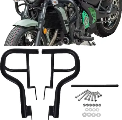 Obrázok produktu pre Ochrana motora, vysoko pevná oceľ, na mieru šité, kompatibilné s Kawasaki Vulcan S VN650 2015-2020, povrchová úprava práškovou farbou, jednoduchá inštalácia