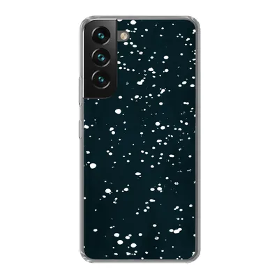 Produktbild von MuchoWow® Handyhülle Schutzhülle Hülle für Samsung Galaxy S22 Polka dots - Schwarz - Weiß Silikon Softcase Handy Hülle - Mobiltelefonhülle