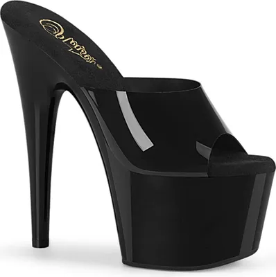 Produktbild von ADORE-701N Damen Slipper von Pleaser, Schwarz  , EU 40, US 10
