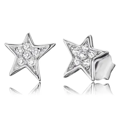 Produktbild von Engelsrufer ERE-LILSTAR-ZI-ST Ohrstecker Stern Zirkonia Silber