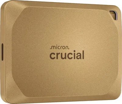 Image de Crucial X10 Pro 2TB Disque dur externe SSD 2.100MB/s lecture USB-C 3.2 Gold