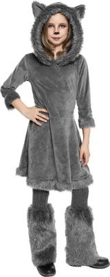 Produktbild von Wolf Kostüm für Kinder - für Fasching & Karneval Kindergröße: 158-164