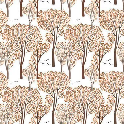 Produktbild von 20 Servietten Red Forest - Roter Wald 33x33cm