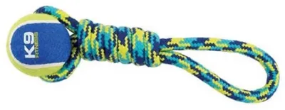 Produktbild von Zeus Fitness Tennis Rope Tug Hundespielzeug 25cm Blau Blau One Size