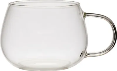 Produktbild von 2tlg. Pumkin Gläser-Set mit Henkel 320ml, hitzebeständig, aus Borosilikatglas, transparent