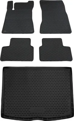 Produktbild von Gummi Kofferraumwanne + Fußmatten Set für Mercedes W247 B-Klasse, Bj. 2018-